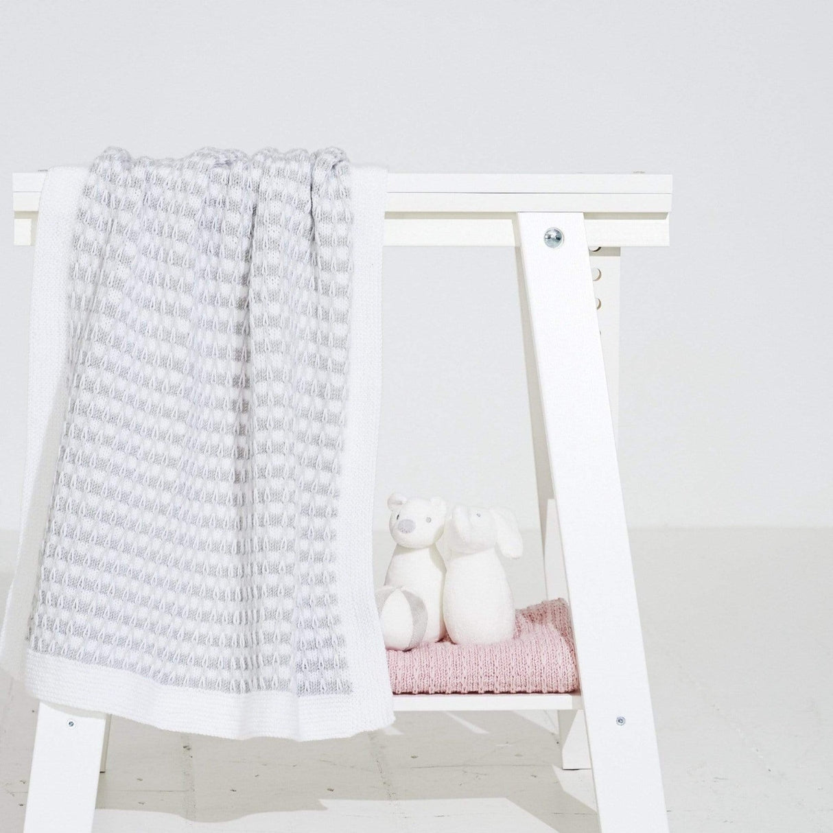 Stylecraft Patterns Stylecraft Baby Blanket Knitting Pattern 9506