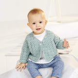 Stylecraft Patterns Stylecraft Baby Cardigan Crochet DK Pattern 9532
