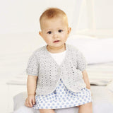 Stylecraft Patterns Stylecraft Baby Cardigan Crochet DK Pattern 9532