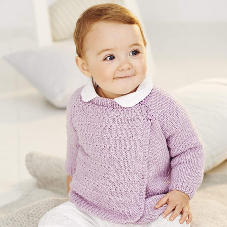 Stylecraft Patterns Stylecraft Baby Cardigan DK Knitting Pattern 9503