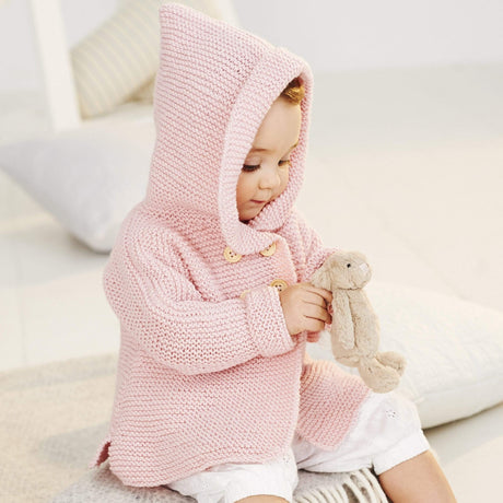 Stylecraft Patterns Stylecraft Baby Coat Knitting Pattern 9502