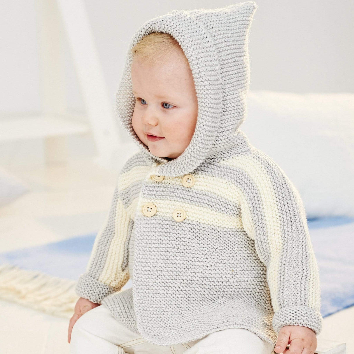 Stylecraft Patterns Stylecraft Baby Coat Knitting Pattern 9502