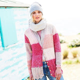 Stylecraft Patterns Stylecraft Batik Swirl Cardigan, Scarf & Hat Knitting Pattern 9675