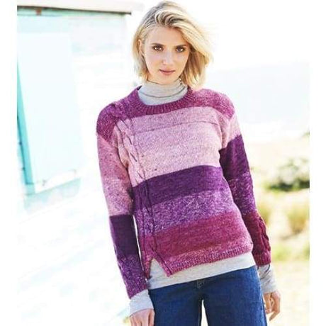 Stylecraft Patterns Stylecraft Batik Swirl Sweater, Snood and Wristwarmers DK Knitting Pattern 9674