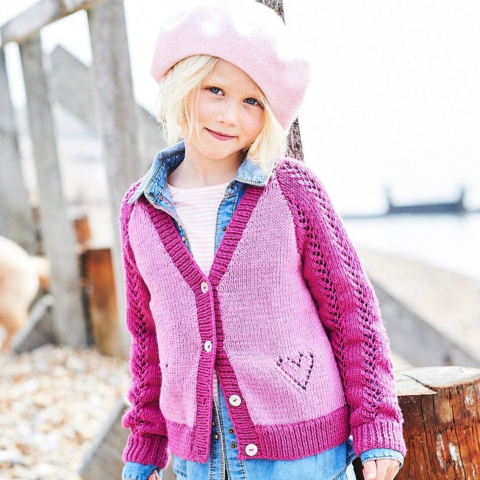 Stylecraft Patterns Stylecraft Bellissima Kids Cardigan DK Knitting Pattern 9707