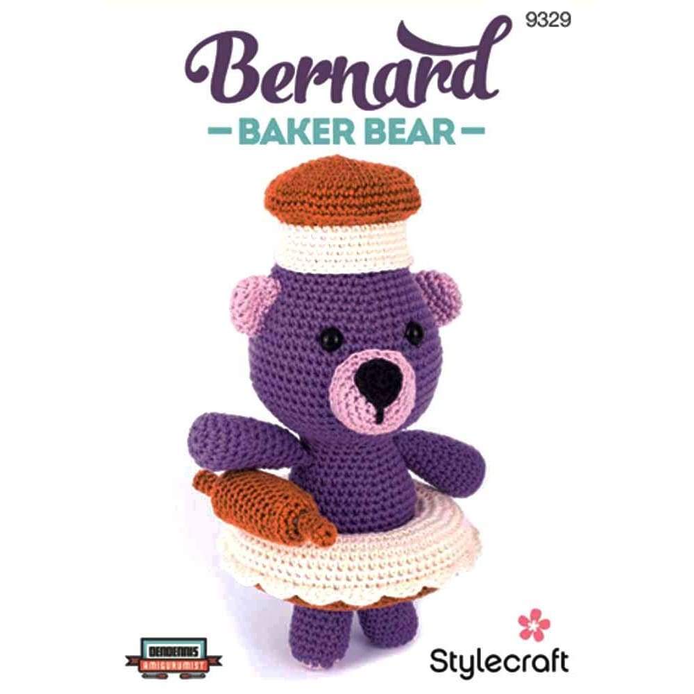 Stylecraft Patterns Stylecraft Bernard Baker Bear Crochet Pattern 9329