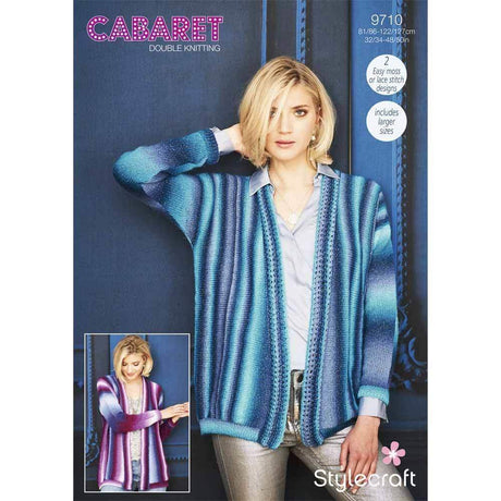 Stylecraft Patterns Stylecraft Cabaret Ladies Jacket DK Knitting Pattern 9710