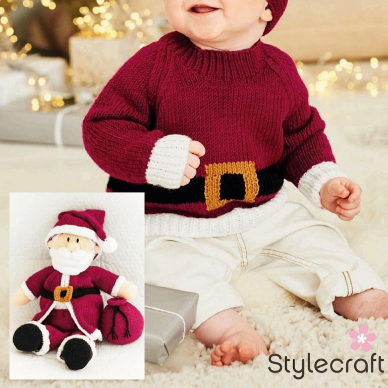 Stylecraft Patterns Stylecraft Christmas Knitting Pattern 9870