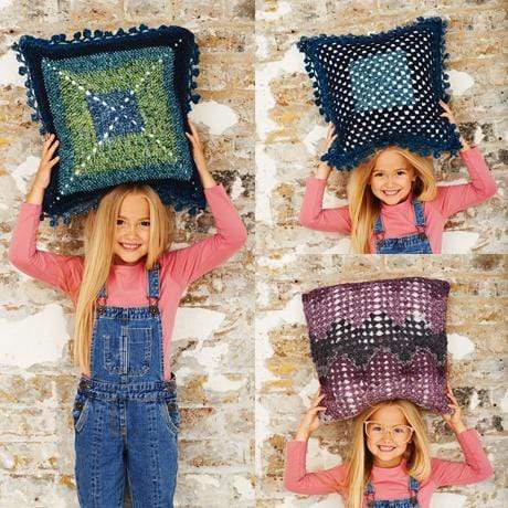 Stylecraft Patterns Stylecraft Crochet Cushion Pattern 9487