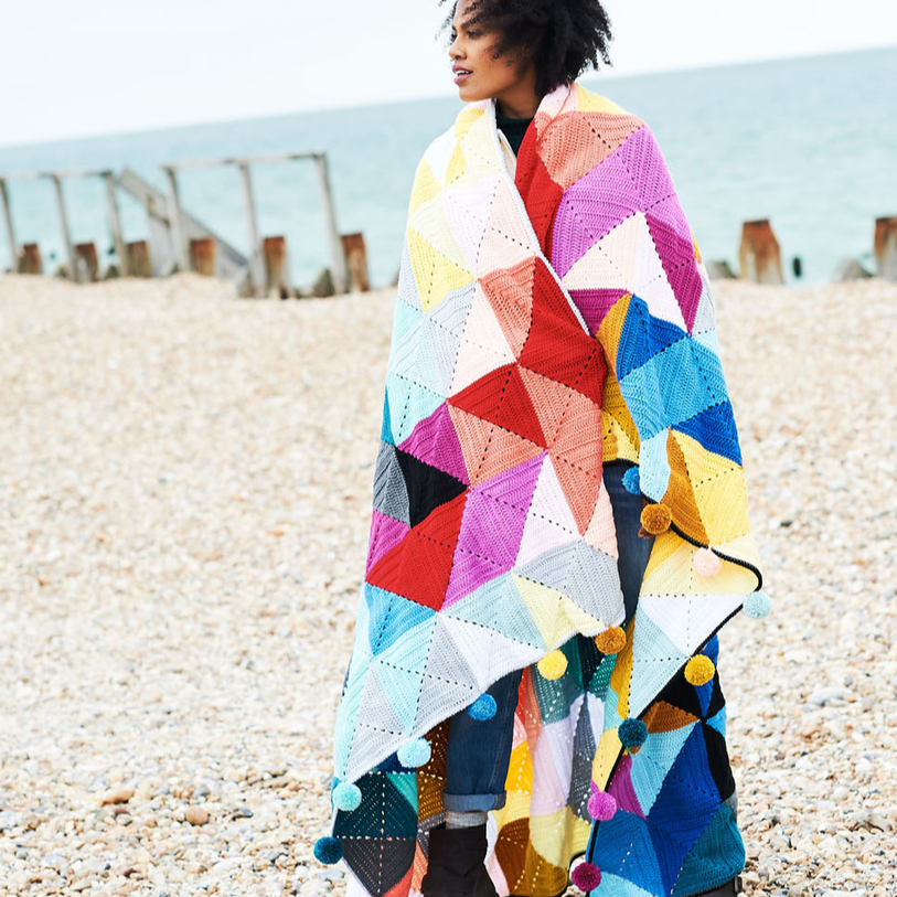 Stylecraft Crochet Tessellation Blanket Pattern 9683 - Printed Pattern
