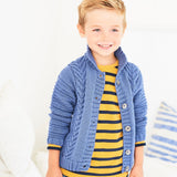 Stylecraft Patterns Stylecraft Kids Cabled Jacket DK Knitting Pattern 9605