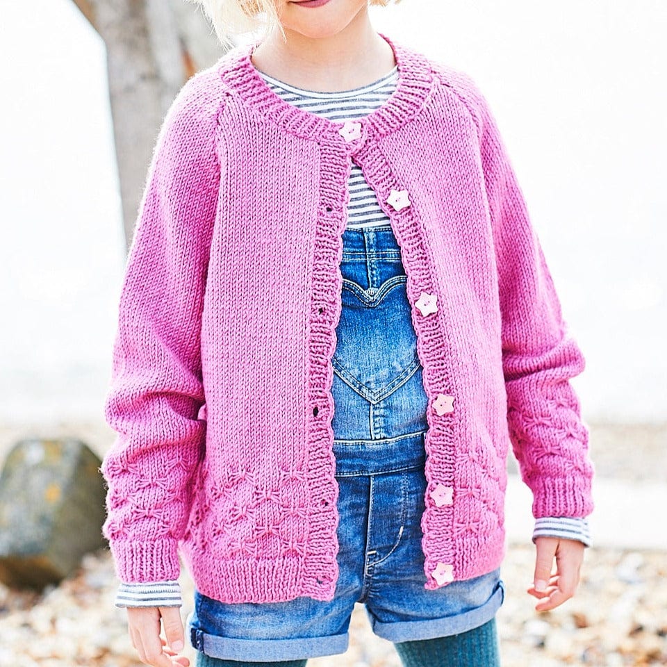 Stylecraft Patterns Stylecraft Kids Cardigan DK Bellissima Knitting Pattern 9704