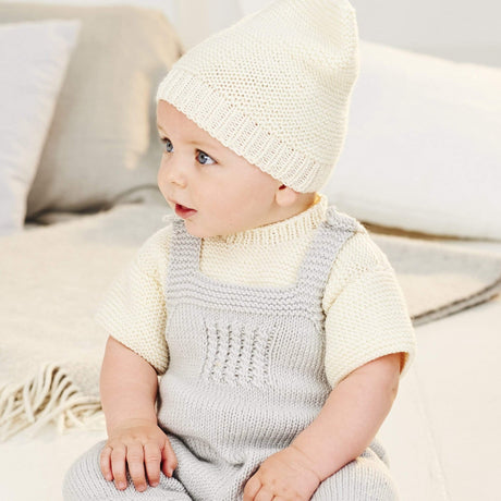 Stylecraft Patterns Stylecraft Kids T-shirt, Hat and Dungarees DK Knitting Pattern 9498