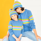 Stylecraft Patterns Stylecraft Ladies and Girls Sweater and Hat DK Knitting Pattern 9762