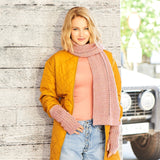 Stylecraft Patterns Stylecraft Ladies Cardigan, Scarf and Wristwarmers Knitting Pattern 9797
