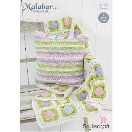 Stylecraft Patterns Stylecraft Malabar Aran Crochet Pattern 9147