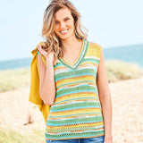 Stylecraft Patterns Stylecraft Regatta Ladies Top DK Knitting Pattern 9736