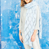 Stylecraft Patterns Stylecraft Starlight Aran Shawl and Scarf Knitting Pattern 9651