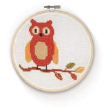 The Crafty Kit Company Craft Owl The Crafty Kit Company Woodland Creatures Cross Stitch Kits