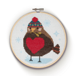 The Crafty Kit Company Craft Robin Cross Stitch Kit