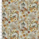 The Pick of the Batch Birds and Wreaths Fabric