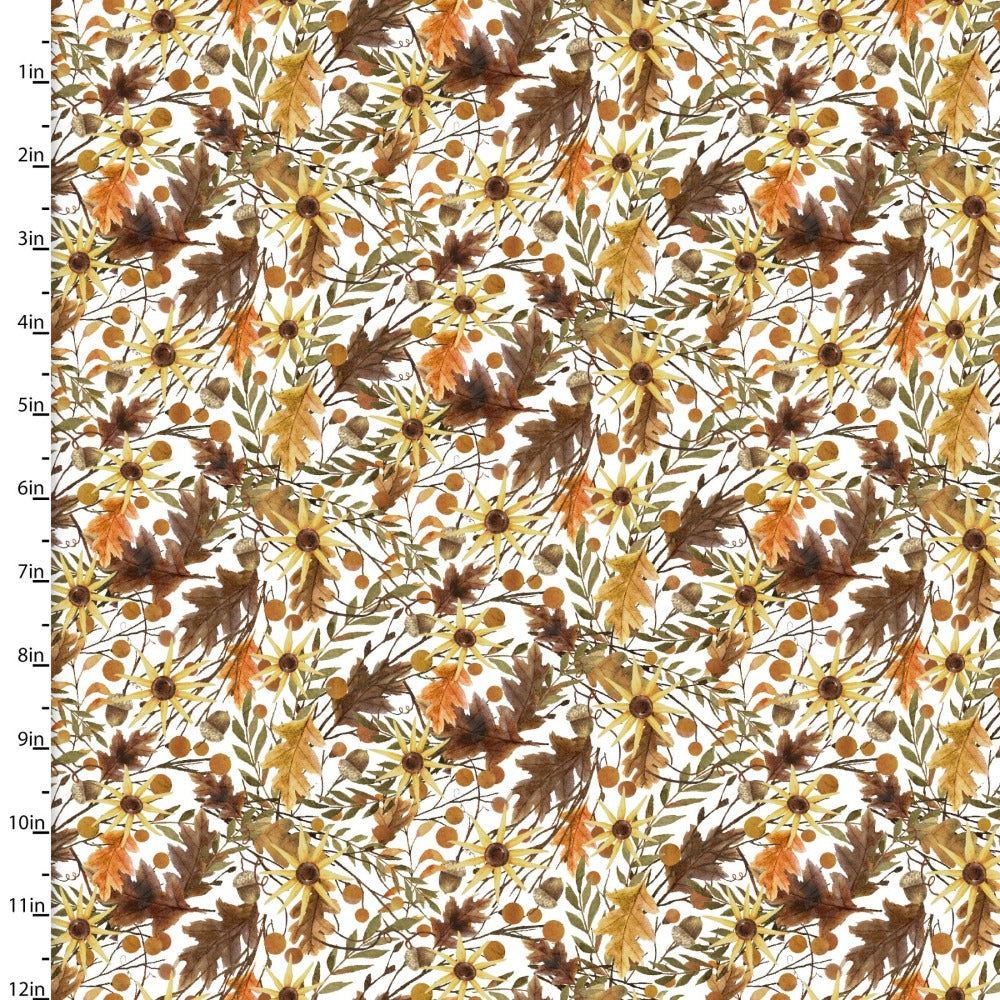 The Pick of the Patch Harvest Foliage Fabric