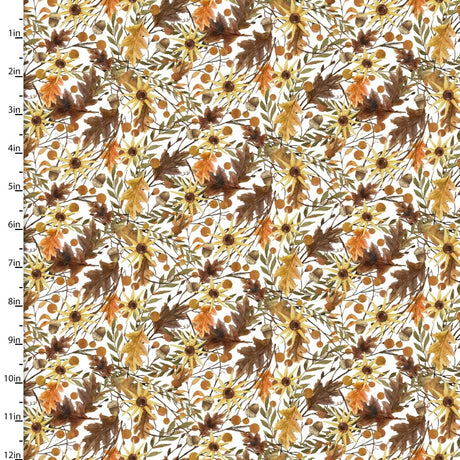 The Pick of the Patch Harvest Foliage Fabric