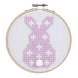 Trimits Craft Bunny Trimits Bunny Cross Stitch Hoop Kit