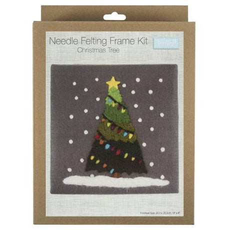 Trimits Craft Christmas Tree Trimits Needle Felting Frame Kit