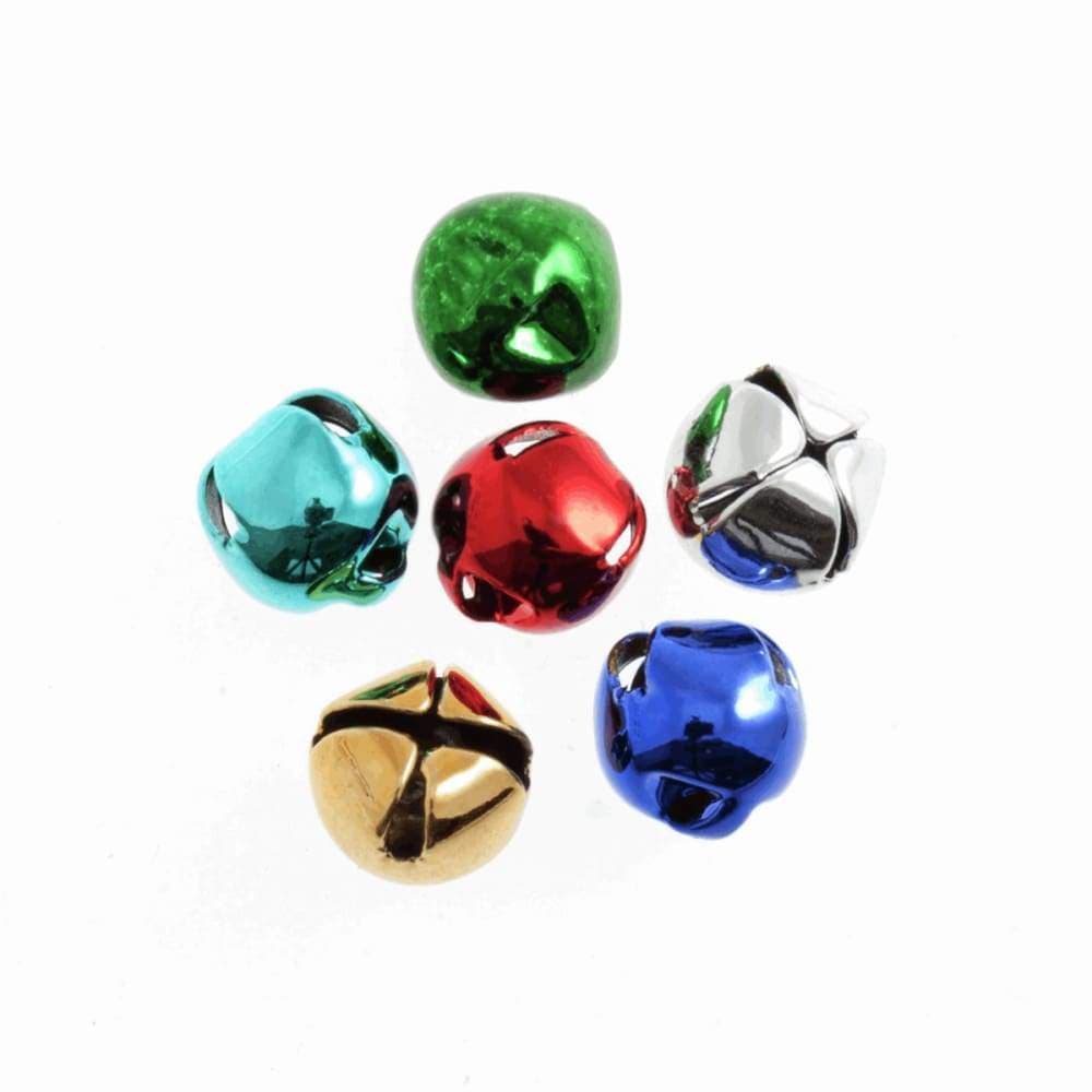 Trimits Haberdashery CB030A - Jingle Bells Assorted Colours 8 mm Trimits Craft Bells