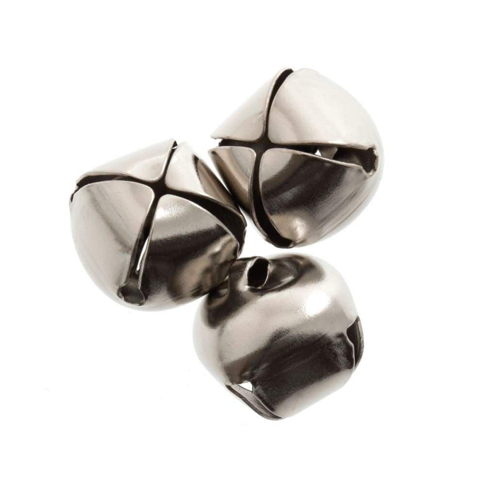 Trimits Haberdashery CB034S - Jingle Bells 6 mm Silver 10 Pack Trimits Craft Bells