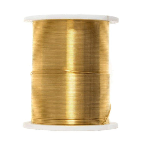 Trimits Haberdashery Gold 28 Gauge Jewellery Wire: 22m