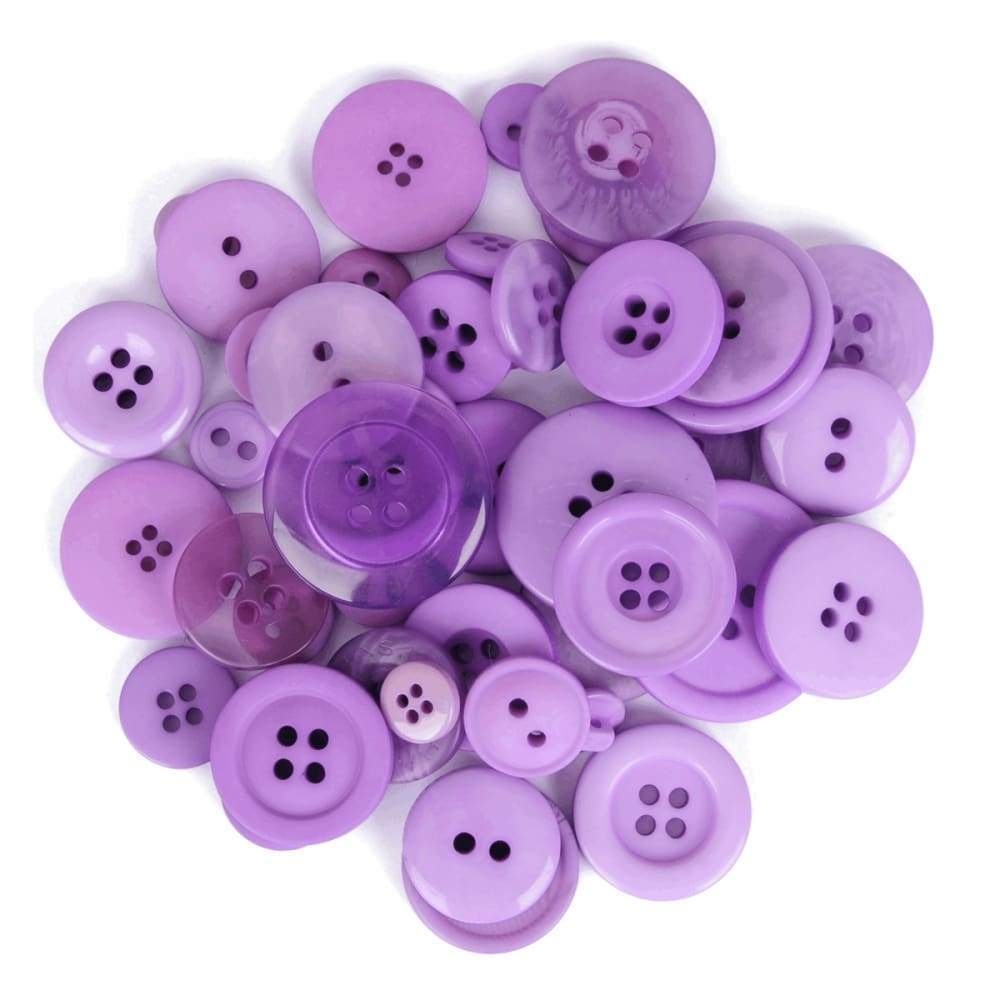 Trimits Haberdashery purple Trimits Bag of Craft Buttons