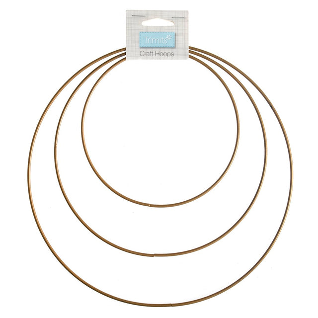 Trimits Craft Hoops Gold