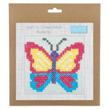 Learn to Cross Stitch Kit Butterfly