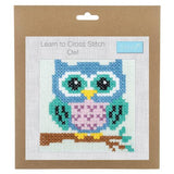 Learn to Cross Stitch Kit Owl