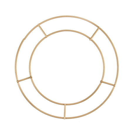 Trimits Wire Wreath Gold 15 cm