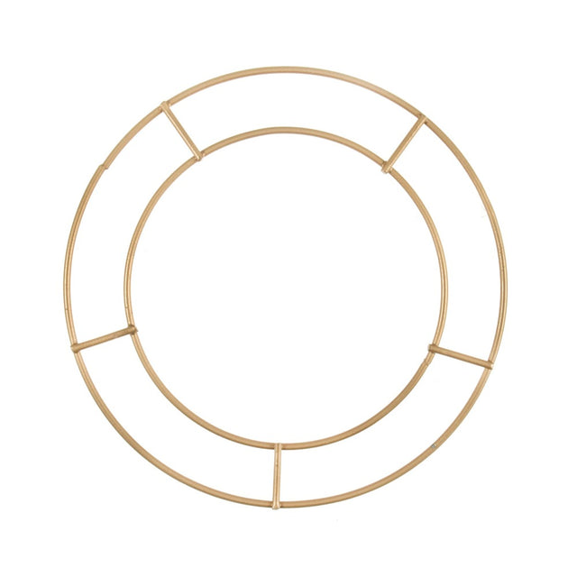 Trimits Wire Wreath Gold 15 cm