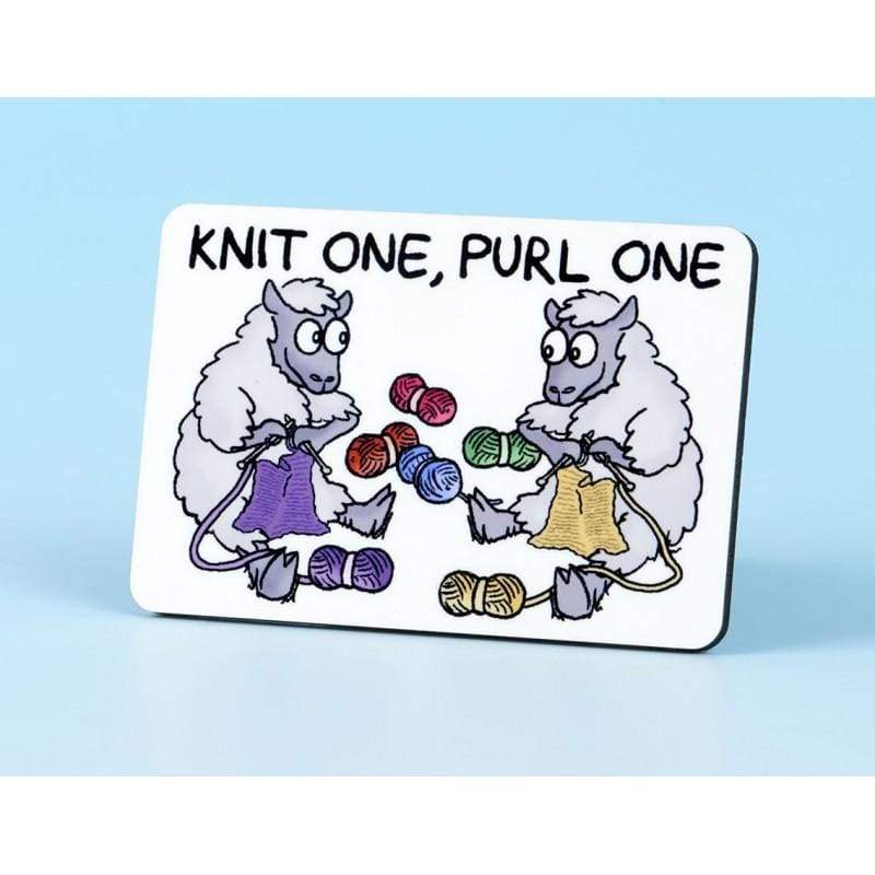 Vanessa Bee gifts Knit One Purl One Vanessa Bee Fridge Magnet
