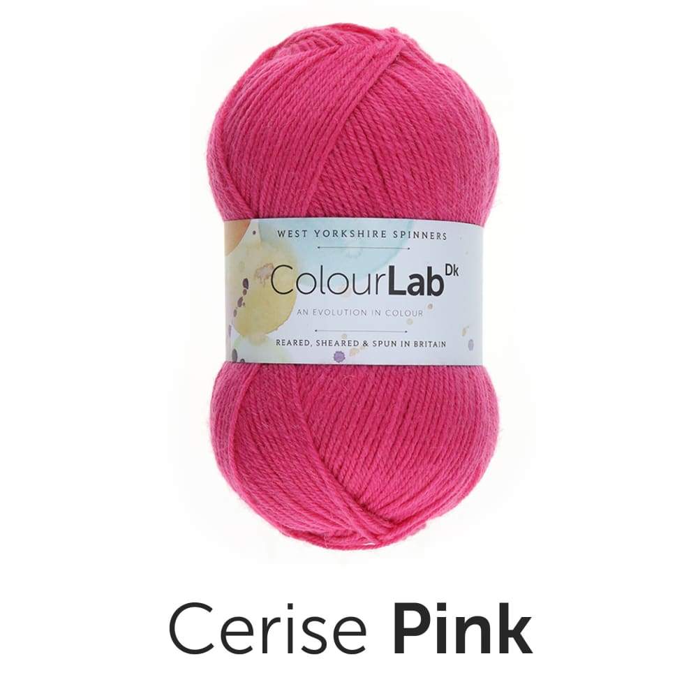 West Yorkshire Spinners Yarn Cerise Pink (539) West Yorkshire Spinners Colour Lab DK Knitting Yarn