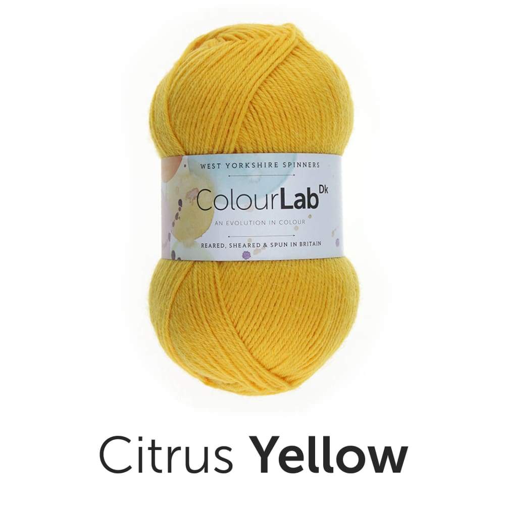West Yorkshire Spinners Yarn Citrus Yellow (229) West Yorkshire Spinners Colour Lab DK Knitting Yarn