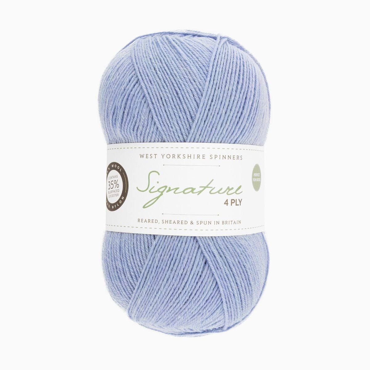 West Yorkshire Spinners Yarn Cornflower (325) West Yorkshire Spinners Signature 4 Ply Plain Colour Sock Yarn