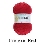 West Yorkshire Spinners Yarn Crimson Red (556) West Yorkshire Spinners Colour Lab DK Knitting Yarn