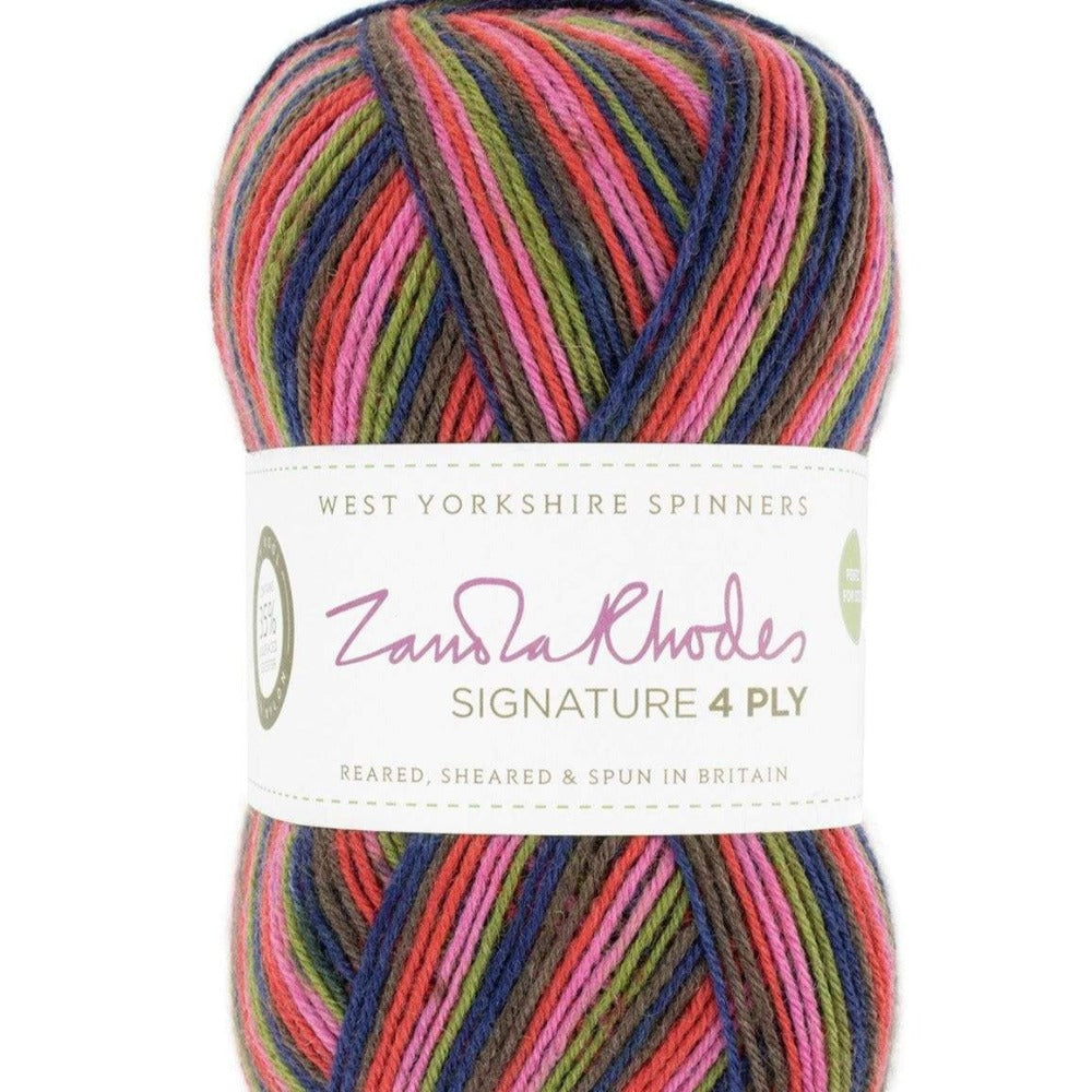 West Yorkshire Spinners Yarn Forest Stripes (1026) West Yorkshire Spinners Signature 4 Ply Zandra Rhodes
