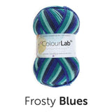 West Yorkshire Spinners Yarn Frosty Blues (892) West Yorkshire Spinners Colour Lab DK Knitting Yarn