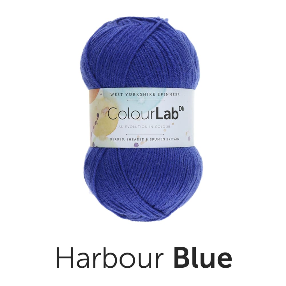 West Yorkshire Spinners Yarn Harbour Blue (746) West Yorkshire Spinners Colour Lab DK Knitting Yarn