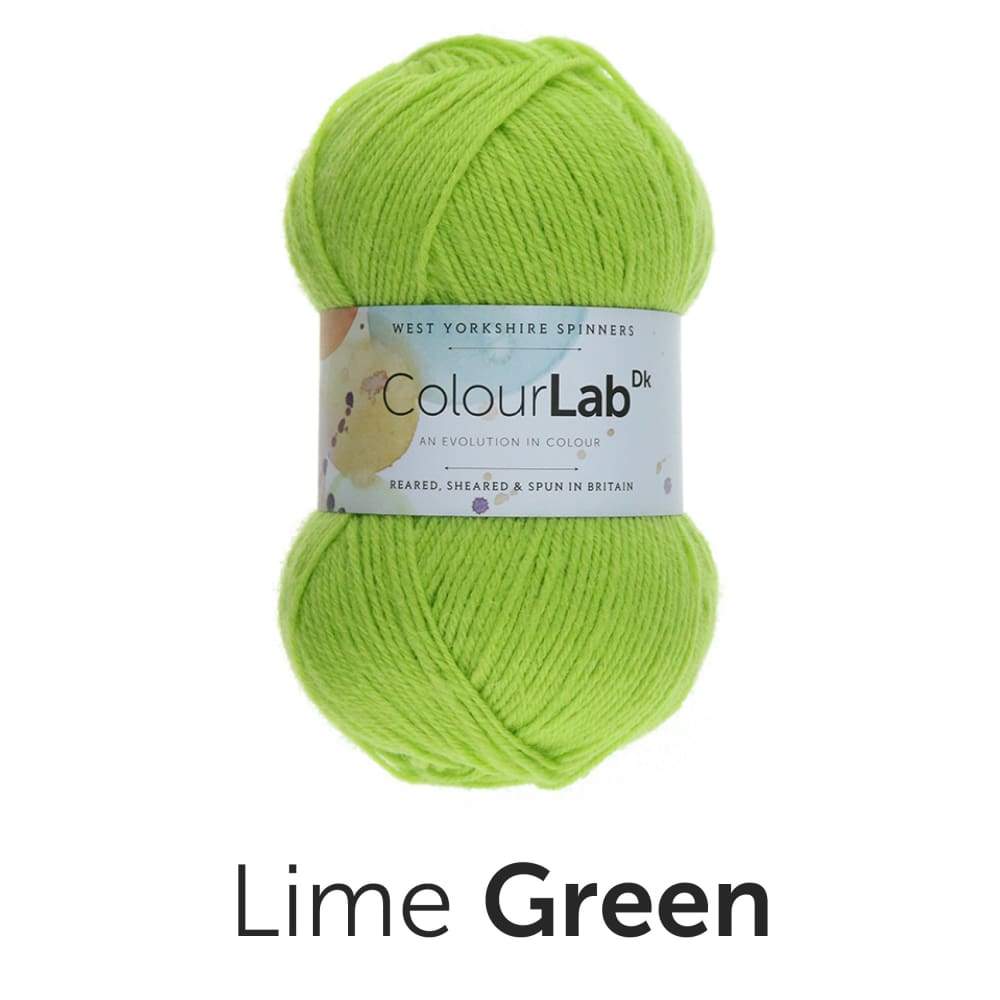 West Yorkshire Spinners Yarn Lime Green (198) West Yorkshire Spinners Colour Lab DK Knitting Yarn