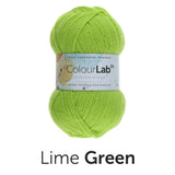 West Yorkshire Spinners Yarn Lime Green (198) West Yorkshire Spinners Colour Lab DK Knitting Yarn