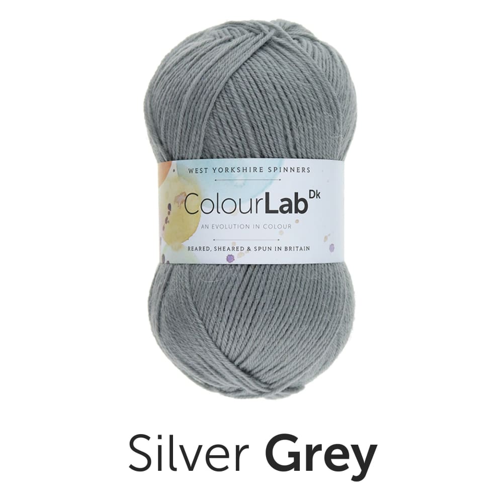 West Yorkshire Spinners Yarn Silver Grey (137) West Yorkshire Spinners Colour Lab DK Knitting Yarn