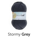 West Yorkshire Spinners Yarn Stormy Grey (373) West Yorkshire Spinners Colour Lab DK Knitting Yarn